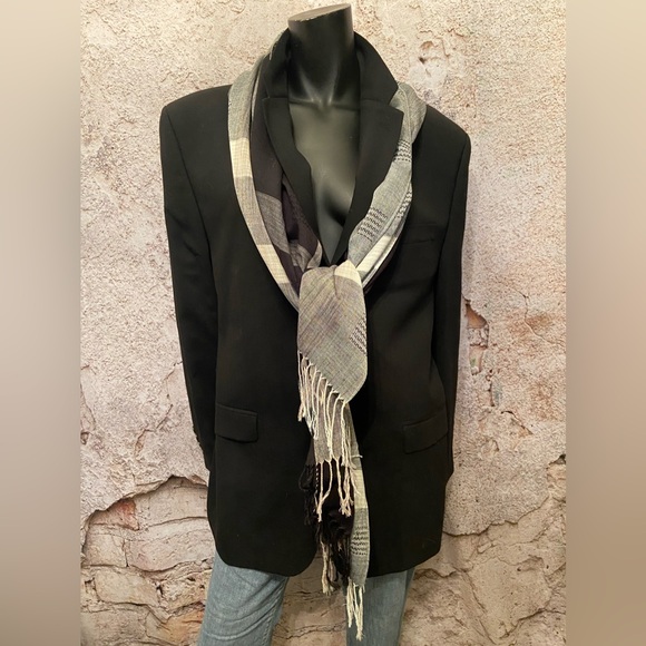 Chaps Ralph Lauren Unisex Black Wool Blazer 🇨🇦 - Picture 4 of 10